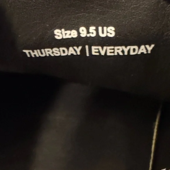 Thursday Boot Company Black Leather Sneakers, Like New, Men’s Sz 9.5 - Picture 16 of 16